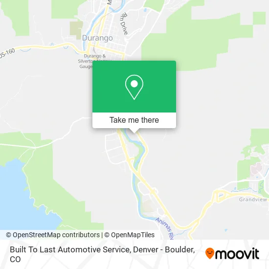 Built To Last Automotive Service map