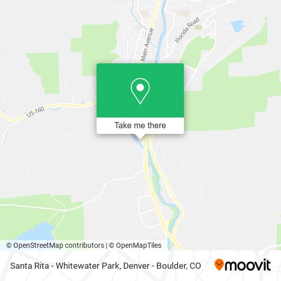 Mapa de Santa Rita - Whitewater Park