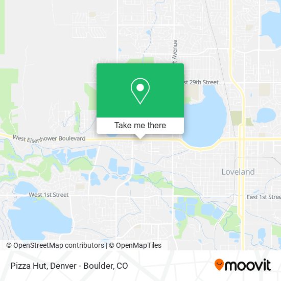 Pizza Hut map