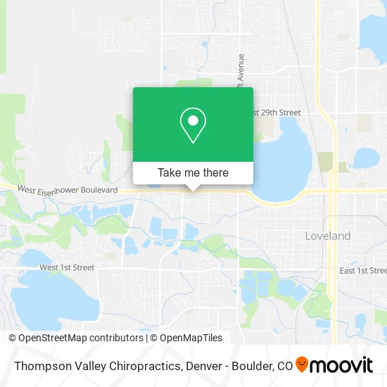 Thompson Valley Chiropractics map