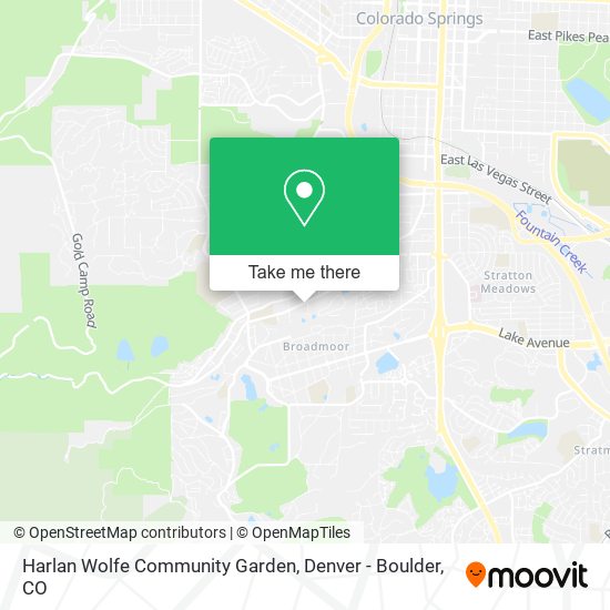 Harlan Wolfe Community Garden map