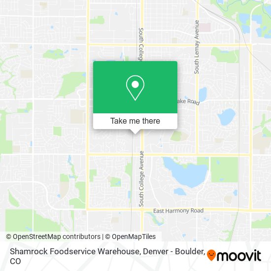 Shamrock Foodservice Warehouse map
