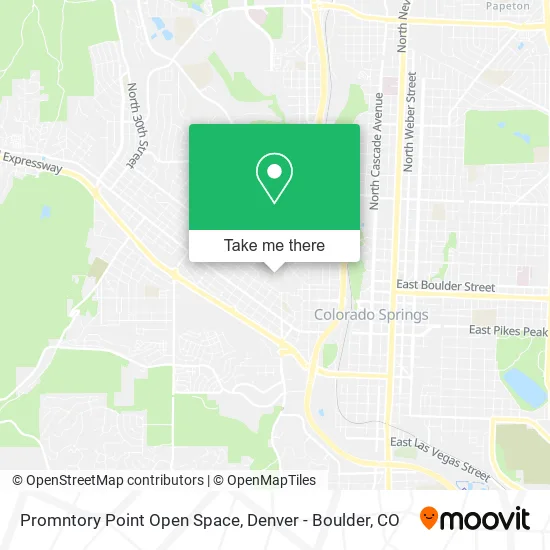 Promntory Point Open Space map