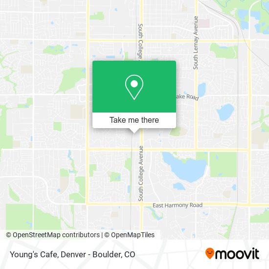 Mapa de Young's Cafe