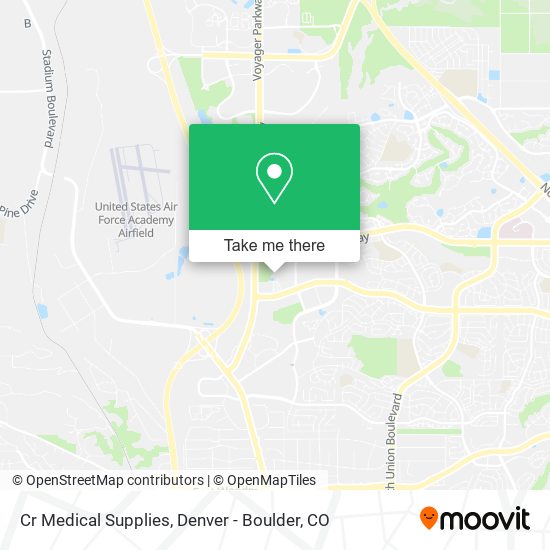 Cr Medical Supplies map