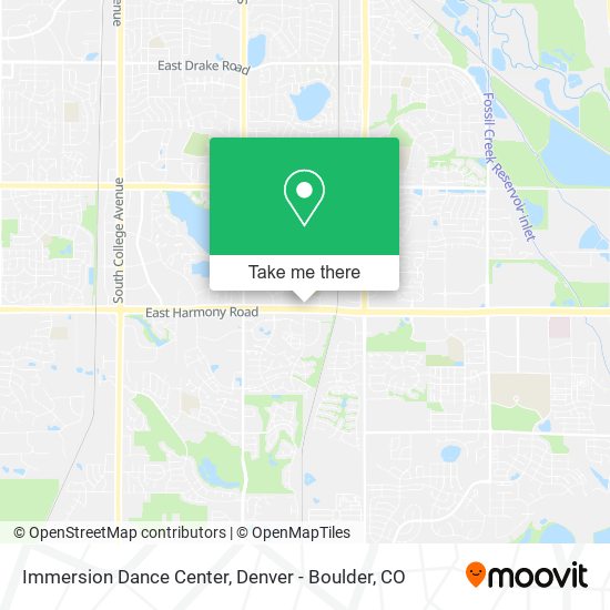 Immersion Dance Center map