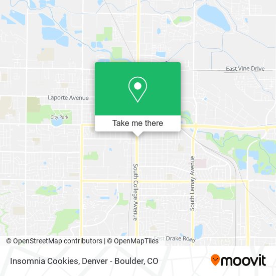 Insomnia Cookies map