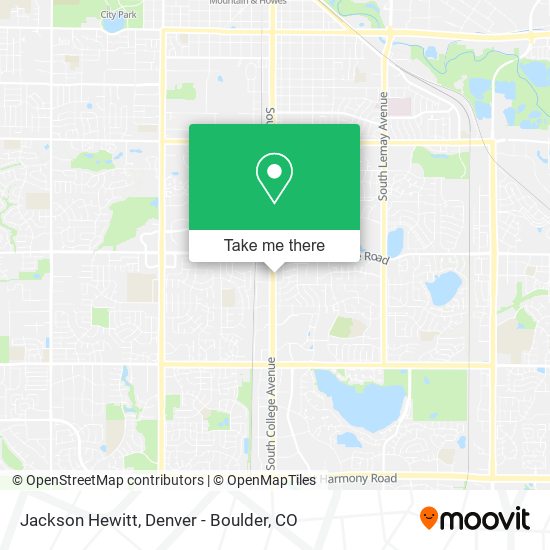 Jackson Hewitt map