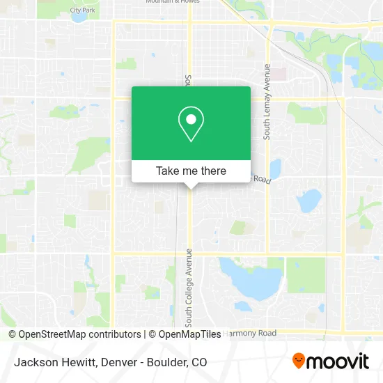 Jackson Hewitt map