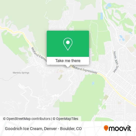 Goodrich Ice Cream map