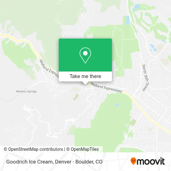 Goodrich Ice Cream map