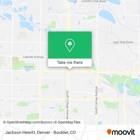 Mapa de Jackson Hewitt