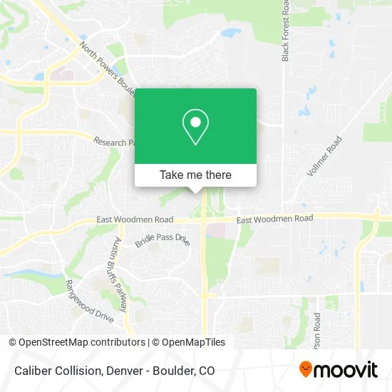 Caliber Collision map