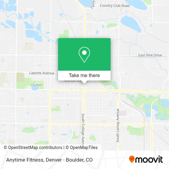 Anytime Fitness map