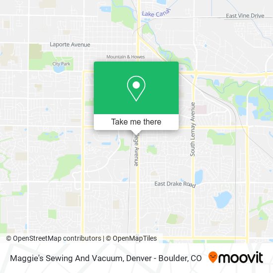 Maggie's Sewing And Vacuum map