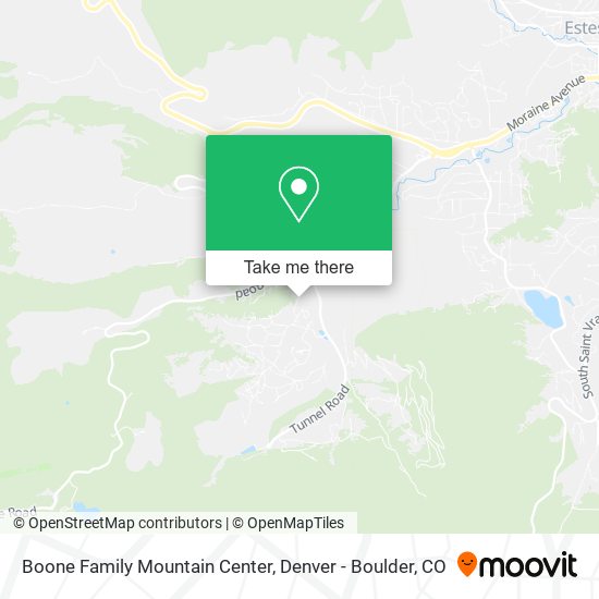 Mapa de Boone Family Mountain Center