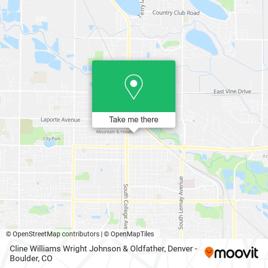 Mapa de Cline Williams Wright Johnson & Oldfather