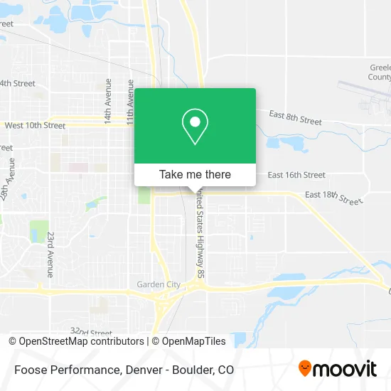 Foose Performance map