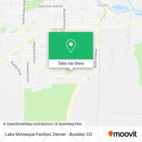 Mapa de Lake Minnequa Pavilion