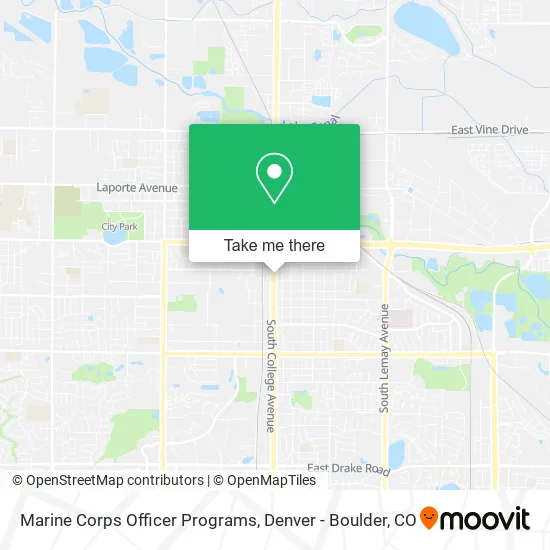 Marine Corps Officer Programs map