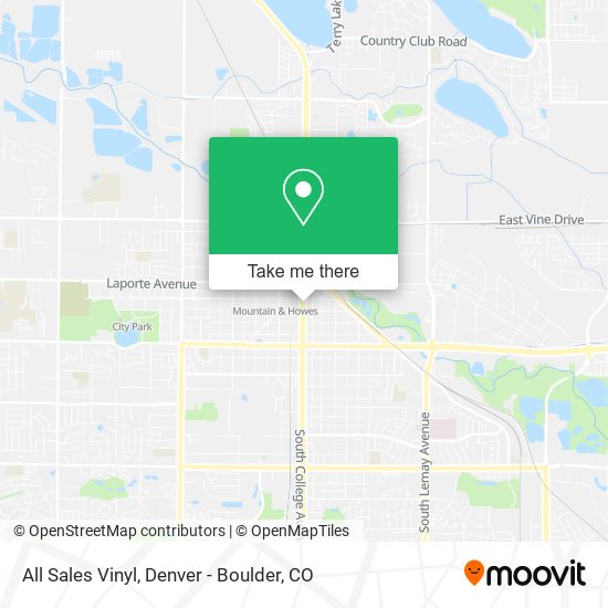 All Sales Vinyl map