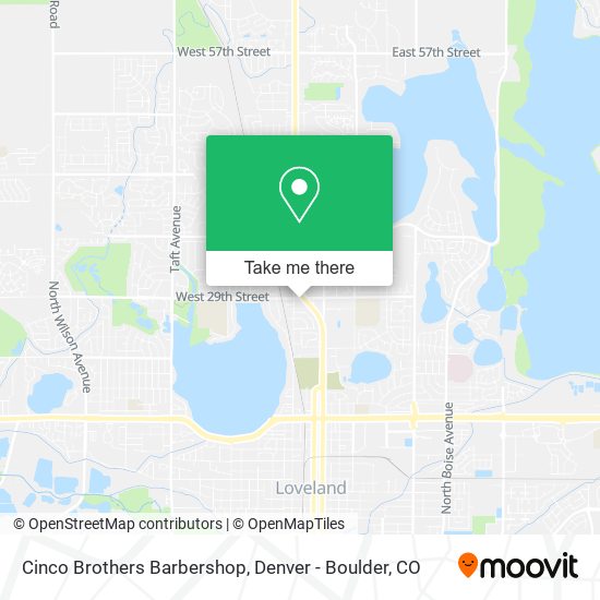 Cinco Brothers Barbershop map