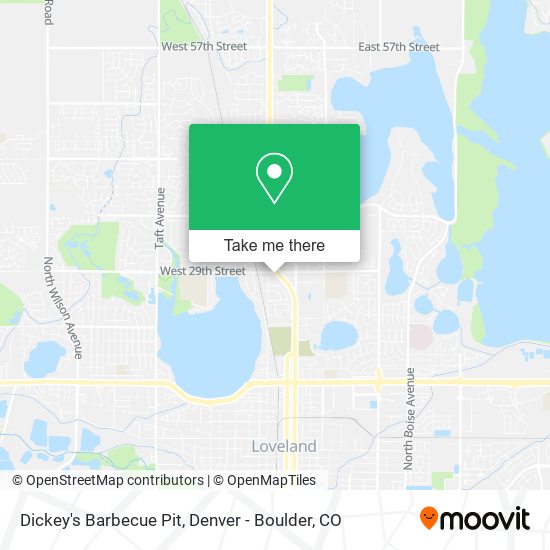 Mapa de Dickey's Barbecue Pit