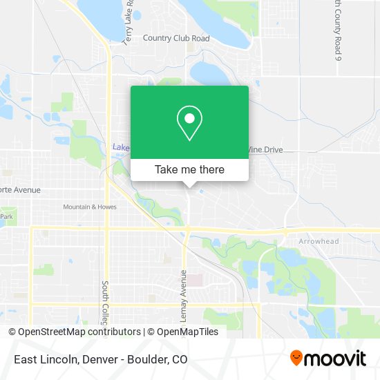 Mapa de East Lincoln