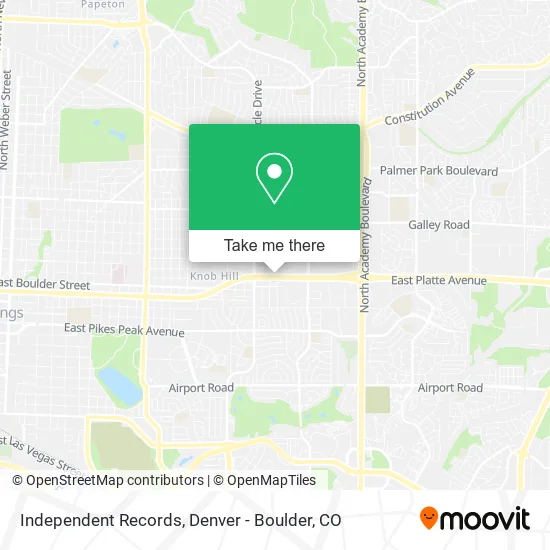 Independent Records map