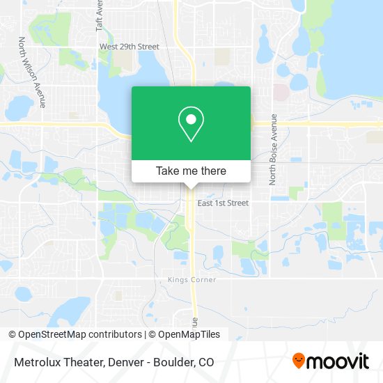 Metrolux Theater map