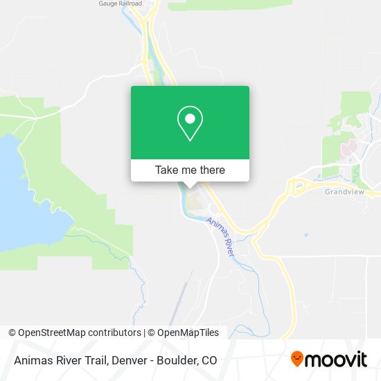 Animas River Trail map