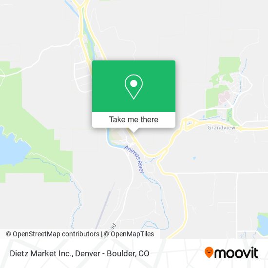 Dietz Market Inc. map