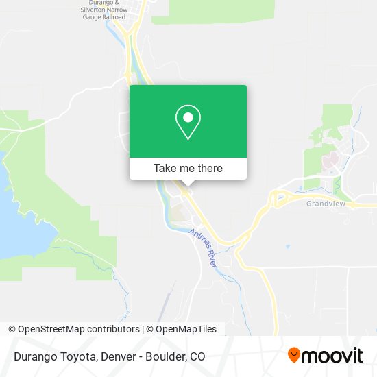 Mapa de Durango Toyota