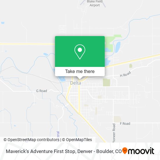 Maverick's Adventure First Stop map