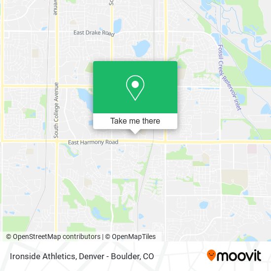 Ironside Athletics map