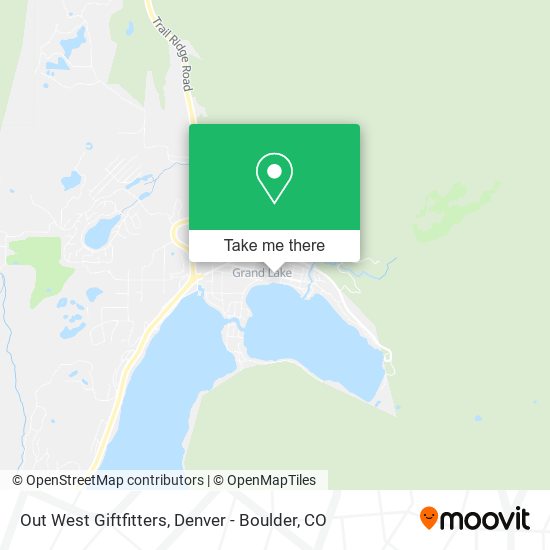 Out West Giftfitters map
