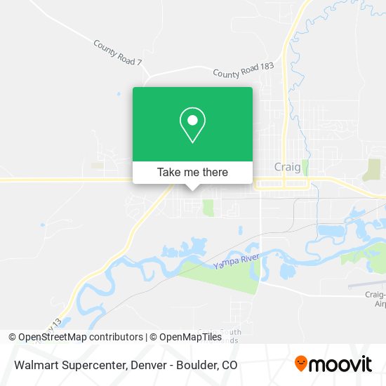Mapa de Walmart Supercenter