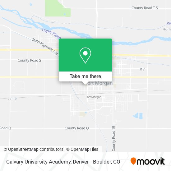Calvary University Academy map