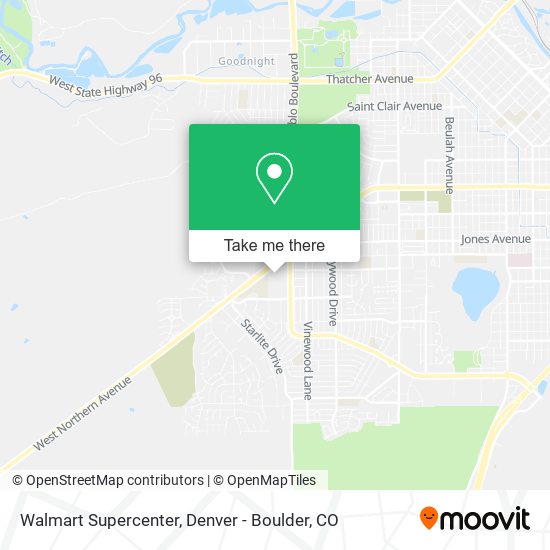 Walmart Supercenter map