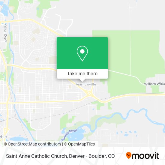 Saint Anne Catholic Church map
