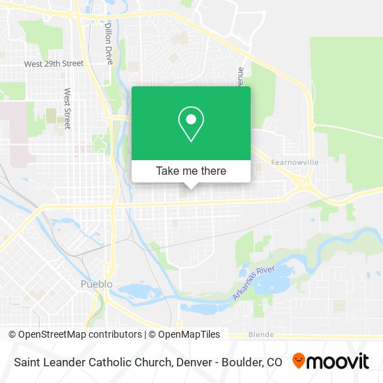 Saint Leander Catholic Church map