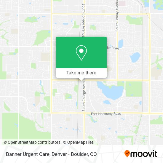Banner Urgent Care map