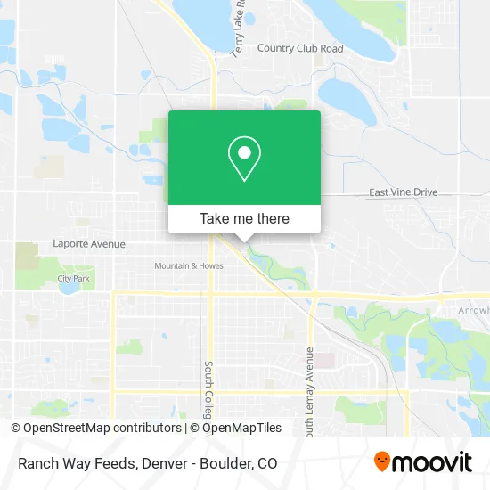 Ranch Way Feeds map