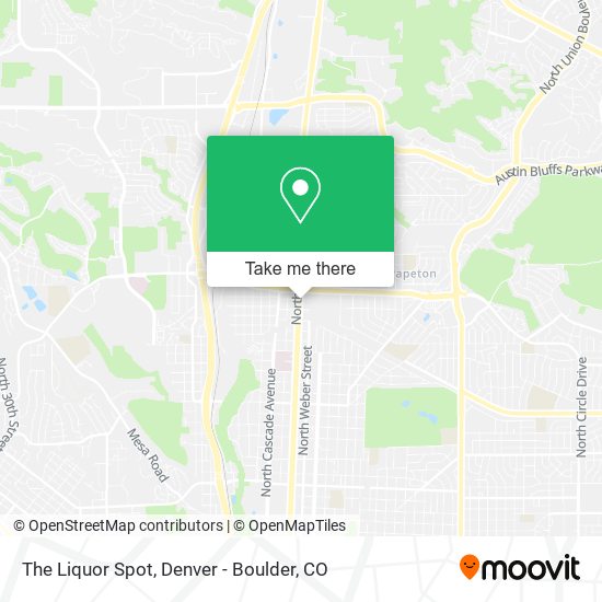 Mapa de The Liquor Spot