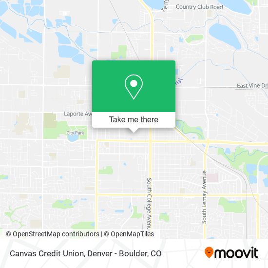 Mapa de Canvas Credit Union