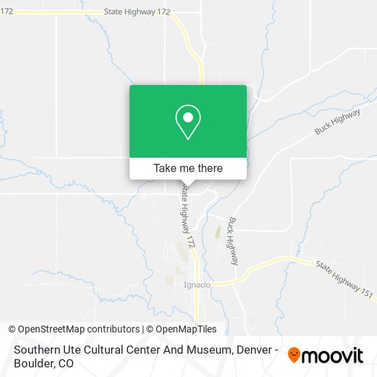 Southern Ute Cultural Center And Museum map