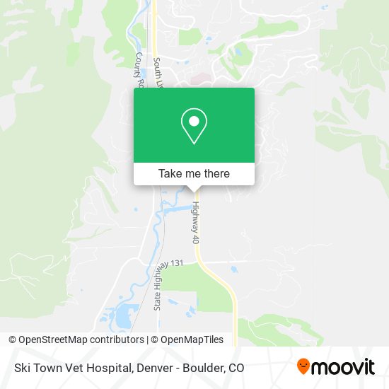 Mapa de Ski Town Vet Hospital