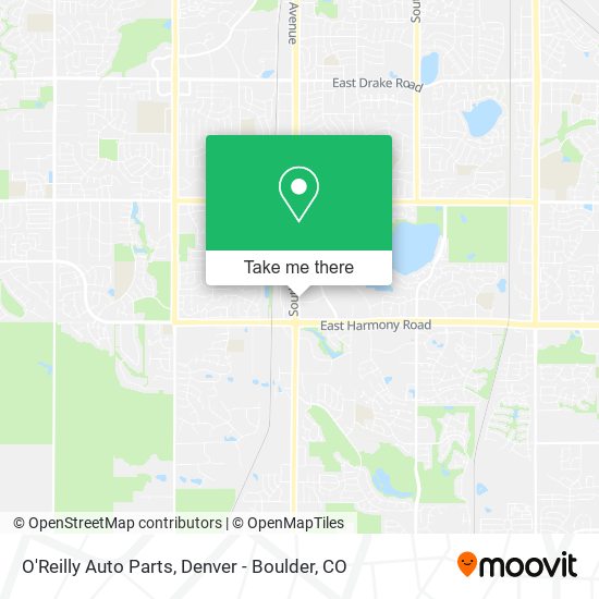 O'Reilly Auto Parts map