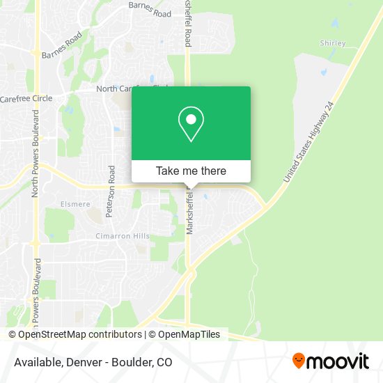 Available map