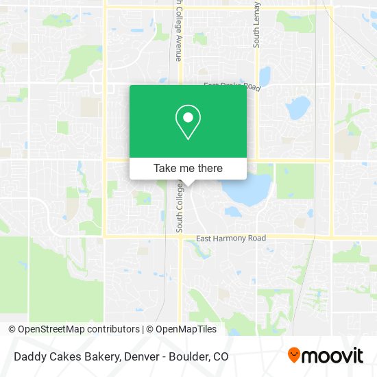 Daddy Cakes Bakery map